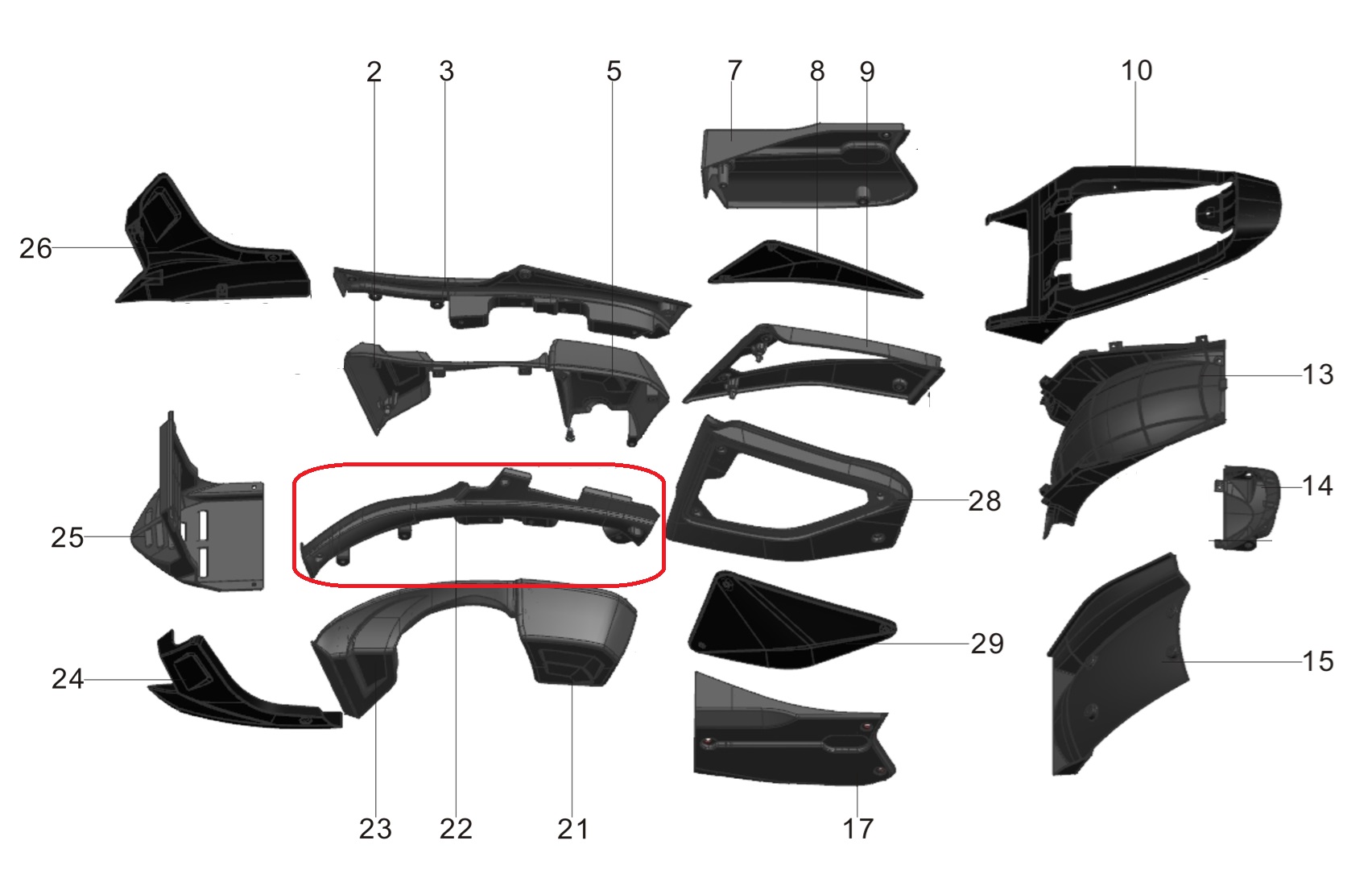 Pılder 125 Dekoratif Şerit Sağ - Görsel 2